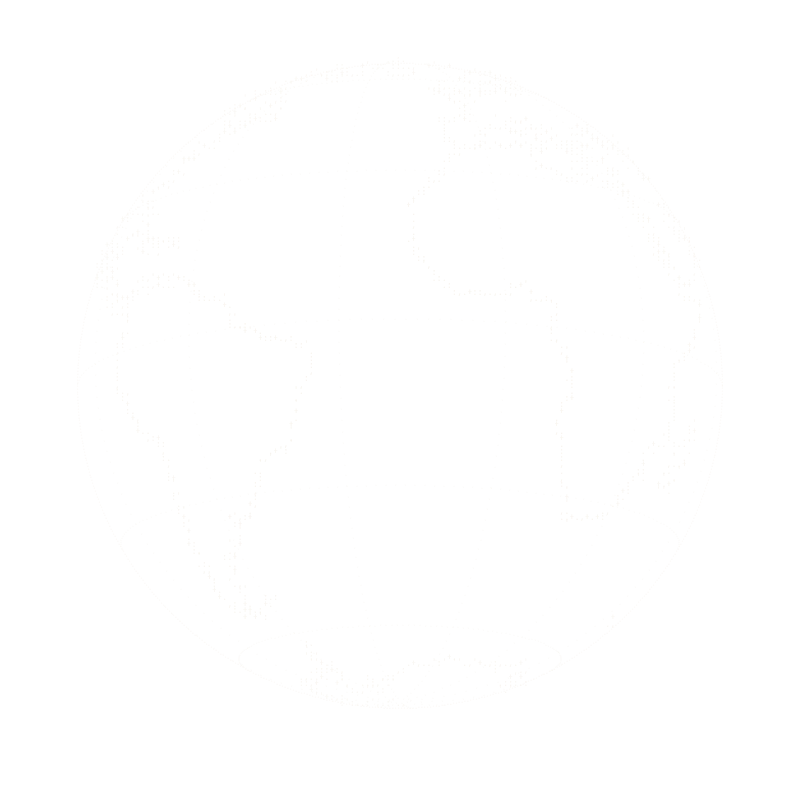 An ASCII outline of Earth